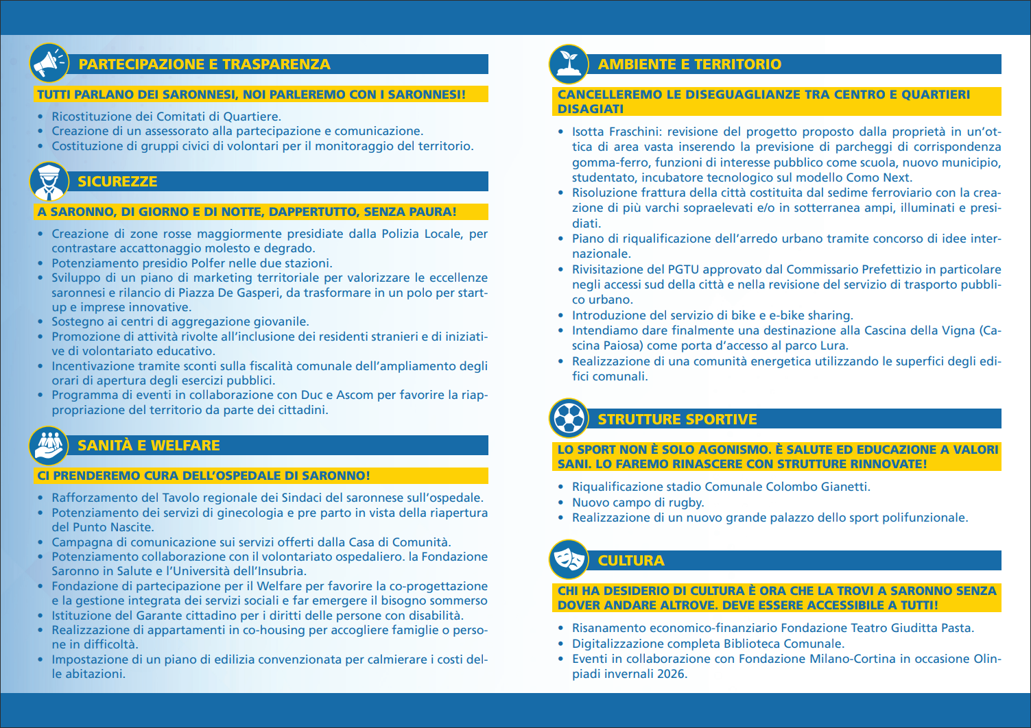 Sintesi Programma